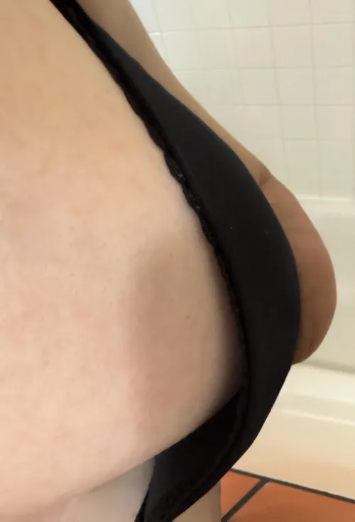 A little peek of my tubie in a bra Thumbnail