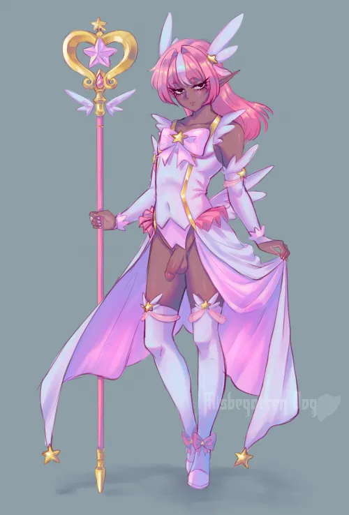 A Magical Femboy (art by @MisbegottenDog) Thumbnail