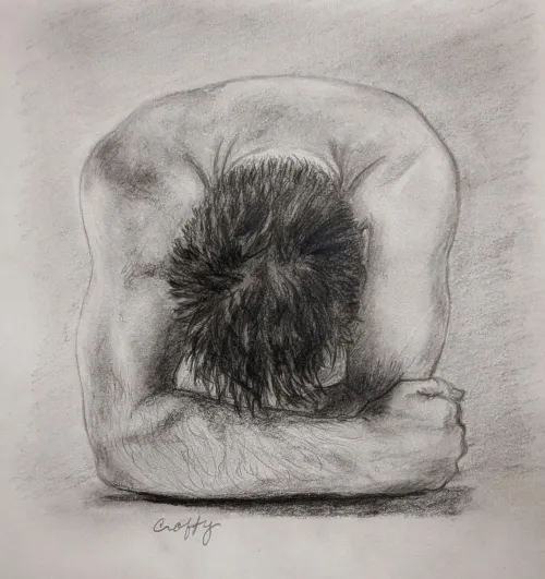 A moment in time - graphite drawing of will-shears Thumbnail