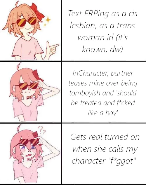 A shock during text ERP (cw: F-slur) Thumbnail