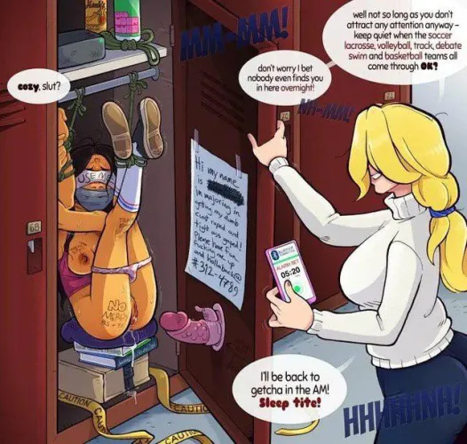 A tight predicament. I wonder if she was able to keep quiet Thumbnail