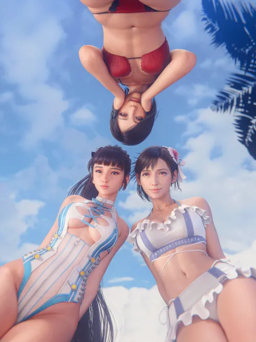 Ada with Tifa and Eve (sreliata) Thumbnail