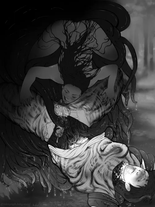 Adventurer meets the swamp nymph Thumbnail