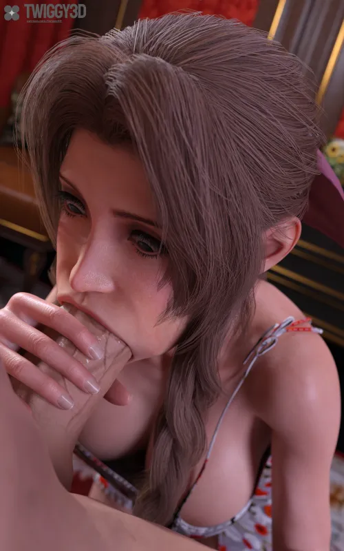 Aerith Deepthroating (Twiggy3d) Thumbnail