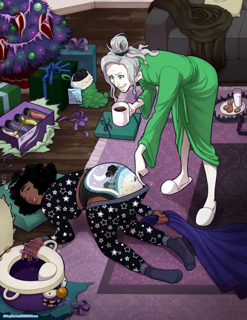 (Ahbagels) Christmas Curse for those who try to open presents early. Thumbnail