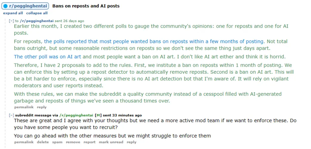 AI content and reposts within 1 month are now banned. Thumbnail