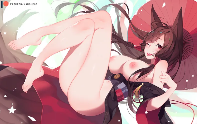 Akagi's perfect thighs and boobs  Thumbnail