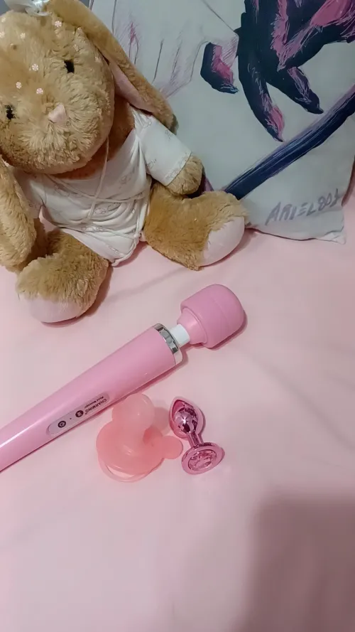 All magic girls need their wands for valentines day (and a gag if they're too loud) Thumbnail