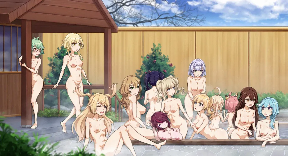 All Mondstadt Girls in the Onsen (unknown) Thumbnail
