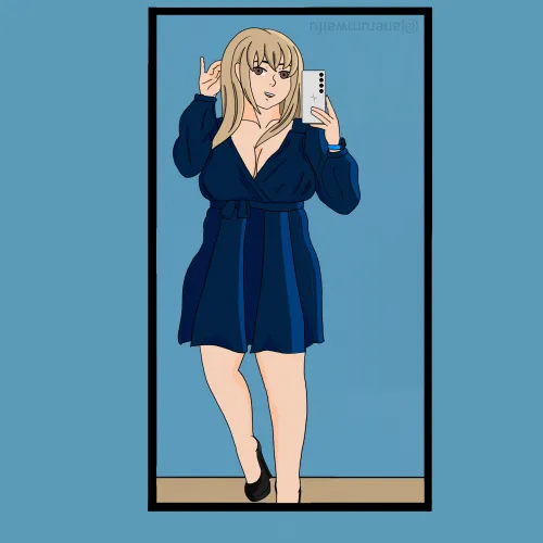 Amanda with the Blue Dress [Original] Thumbnail