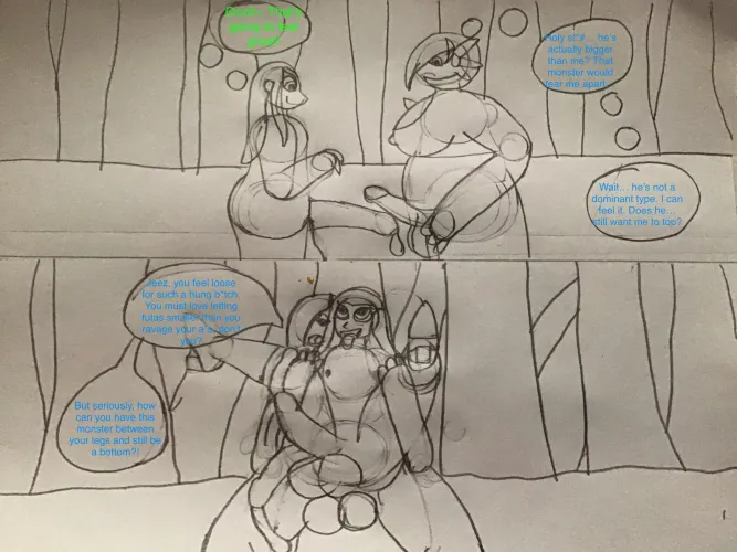 (Amateur Art!) The Shiny Gardevoir’s New Toy Thumbnail