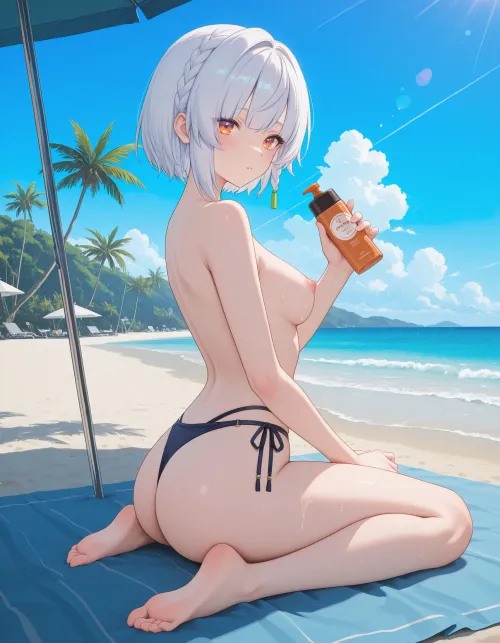 Anby || Would you put this lotion on me? (Yodayo AI) Thumbnail