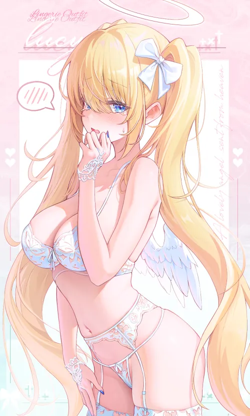 Angel in lingerie Thumbnail