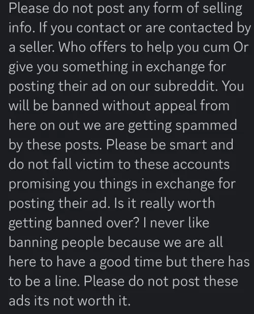 Announcement post permanent ban no appeal info Thumbnail