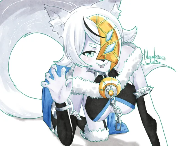 Another Silver Hound by me! Thumbnail