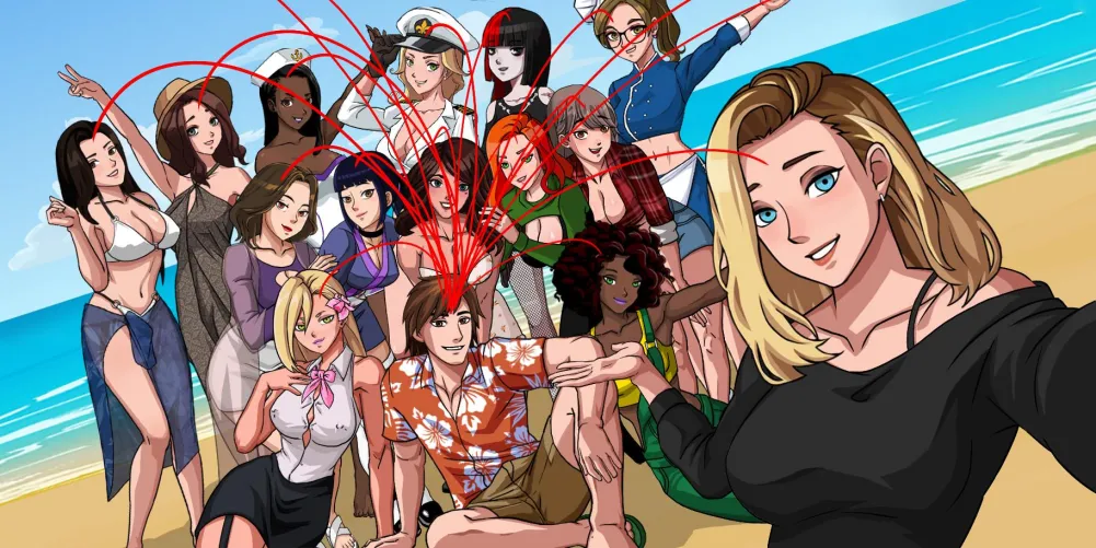 Anyone know that new trend going around with the red strings? This is what it looks like for our game Paradise Lust. How about yours? Thumbnail