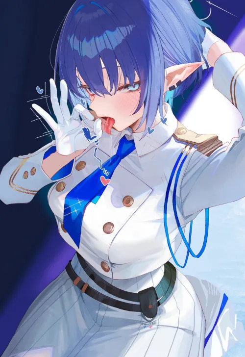 Aoi wants something, but I'm not sure what (Suujiniku) [Blue Archive] Thumbnail