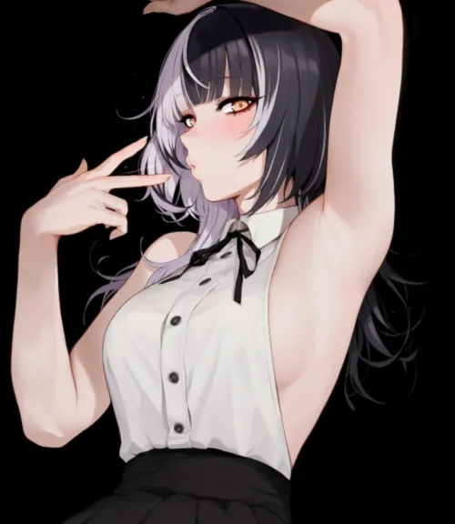 Armpit flex of Shiori Novella [HoloIive] Thumbnail