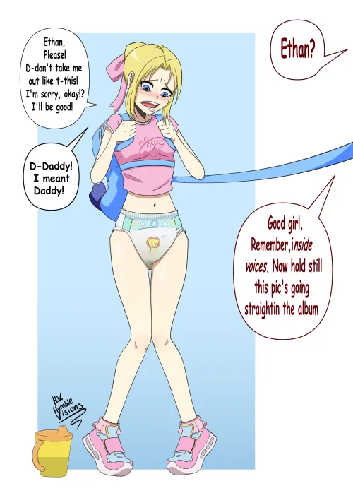 (Art by HumbleVisions) Red Moda's OC baby outfit challenge Thumbnail