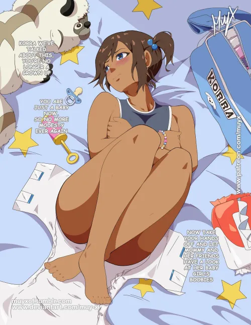 (Art by Muy-x) just a powerless little non-bender baby. Thumbnail