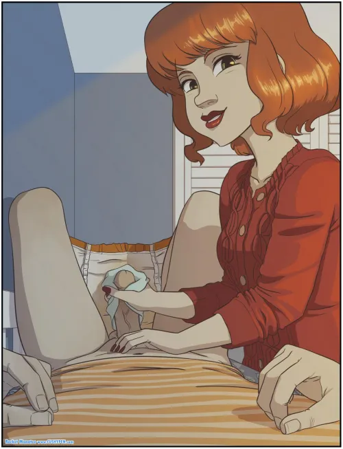 (Art by RocketManatee) are you gonna make a big creamy load? Or a watery piddle? Thumbnail