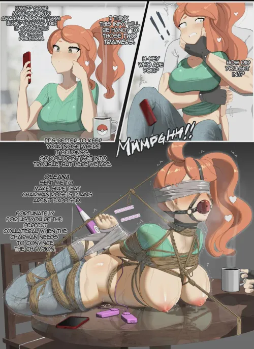[Artist: bagelbomb] Professor Sonia, Overpowered and Bound Thumbnail