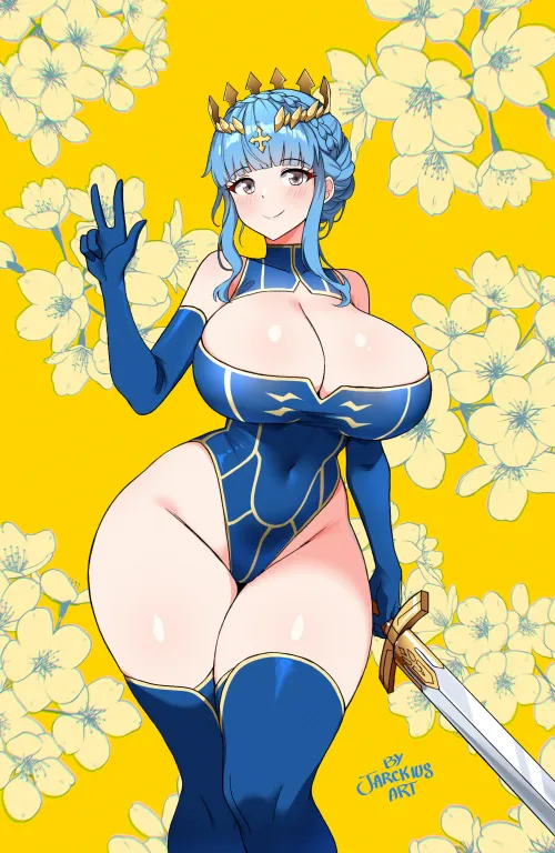 Artoria Lancer Marianne (Commission drawn by @jarckius_art) Thumbnail