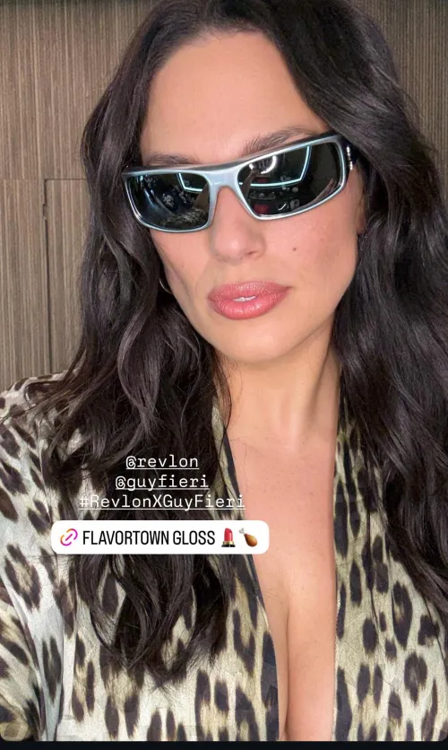 Ashley with the DEEP cleavage on IG Thumbnail