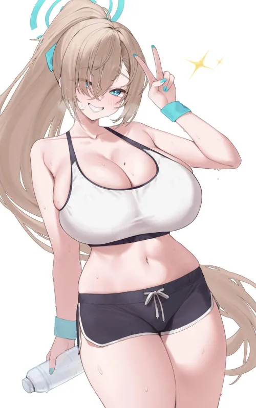 Asuna in short shorts (Kuavera) [Blue Archive] Thumbnail