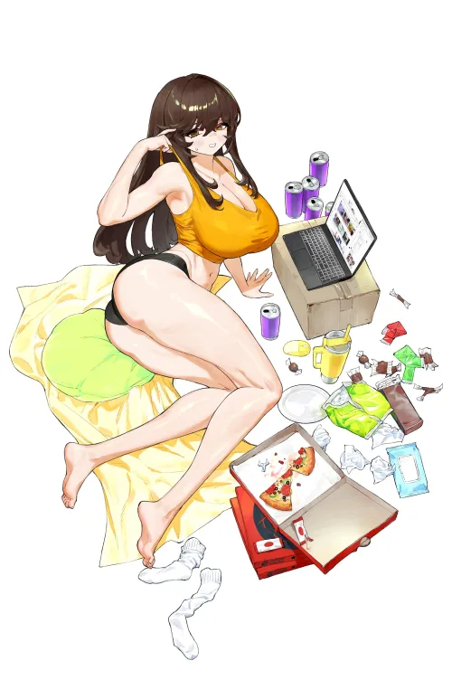 At home on a hot day Thumbnail