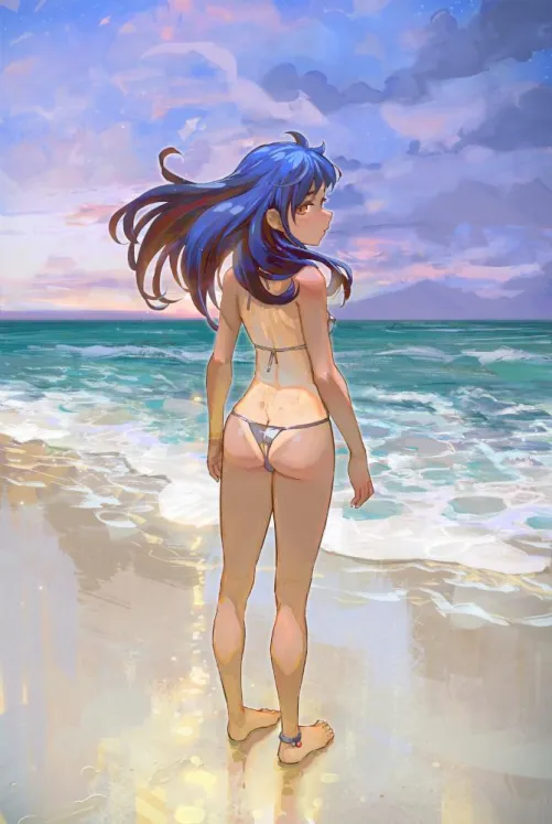 At the beach Thumbnail