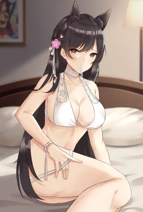 Atago getting ready for a night with you Thumbnail