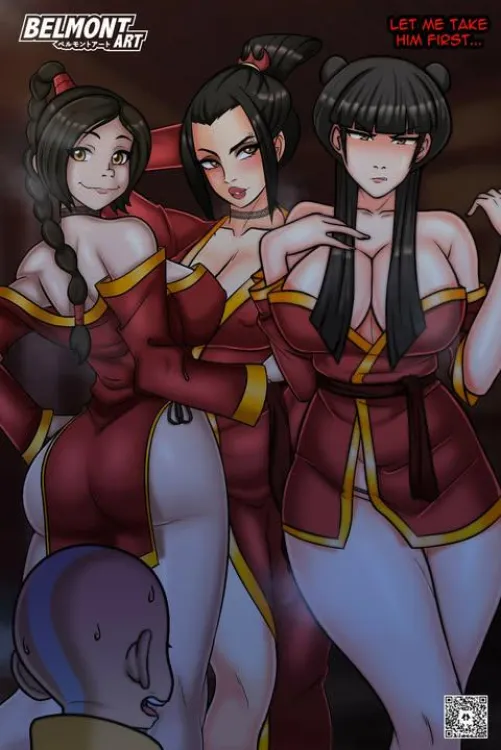 Azula, Ty Lee, Mai & Aang (Avatar the last airbender) [belmont] Thumbnail