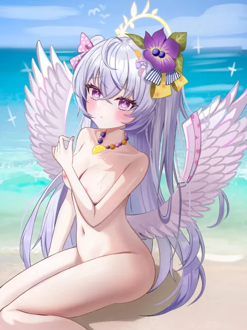 Azusa at the beach Thumbnail