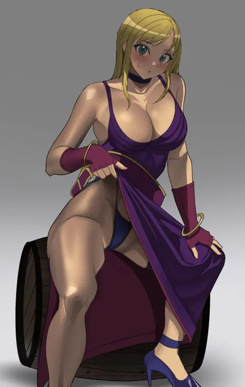 B Jenet showing off her thong (rokubanana ロクバ) Thumbnail