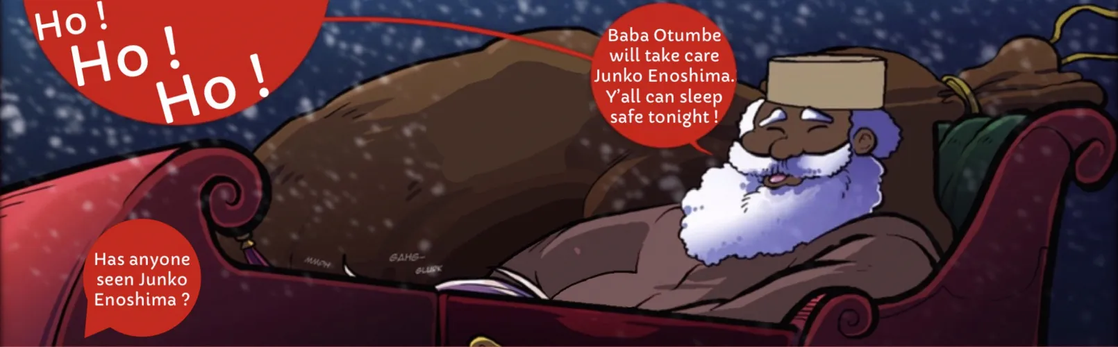 Baba Otumbe will make sure junko enoshima pays for her crimes. Thumbnail