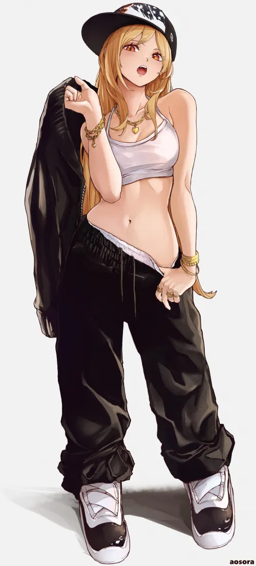 Bad Bitch Marin Kitagawa Teasing Her Body  Thumbnail