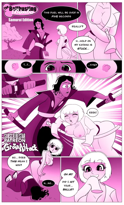 Ballbusting Bimbo Samurai Thumbnail