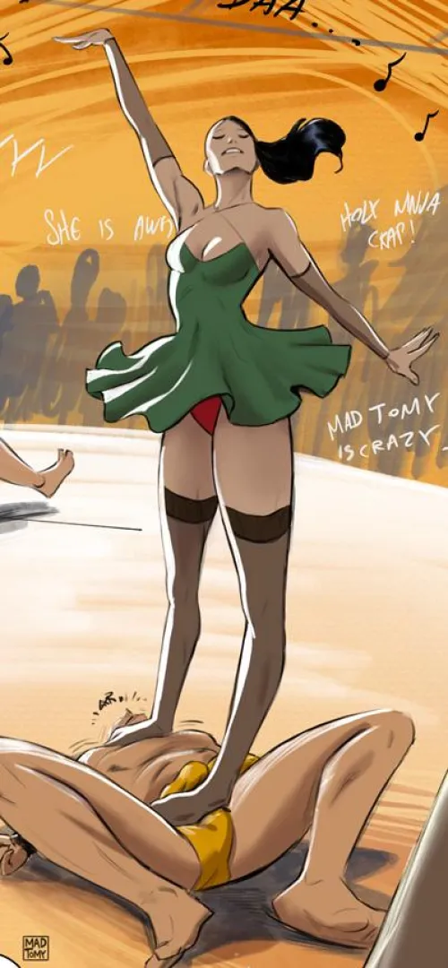 Ballerina ballbusting trample Thumbnail