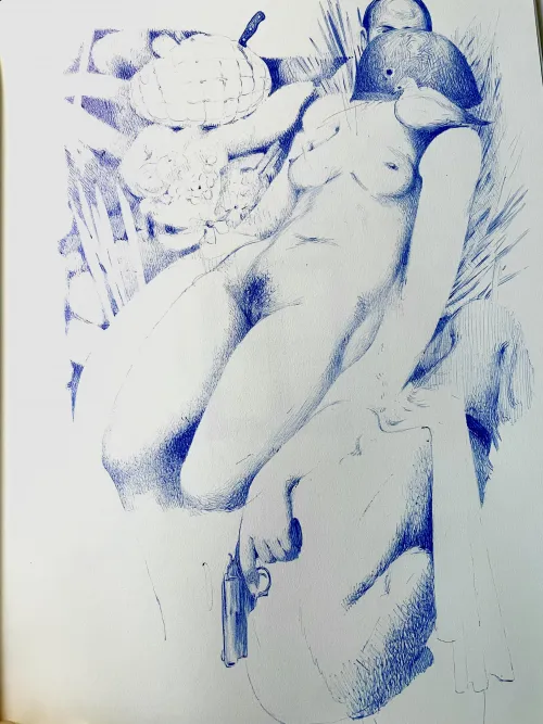 Ballpoint drawing by me Thumbnail