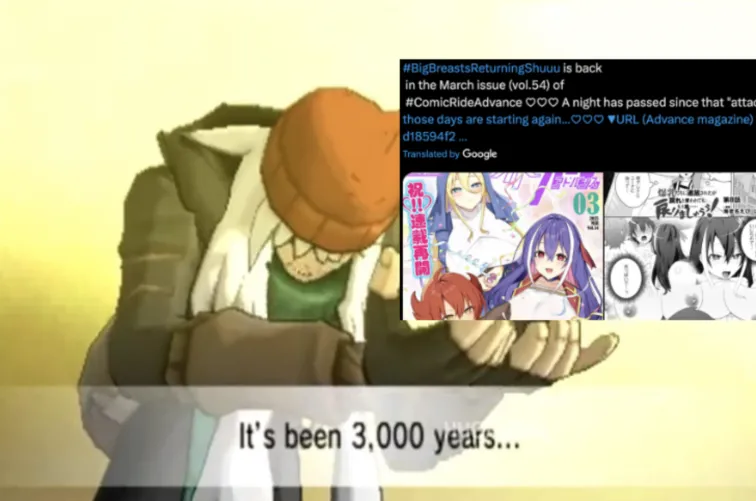 Banished by Big Breasts Manga is Returning from Hiatus Thumbnail