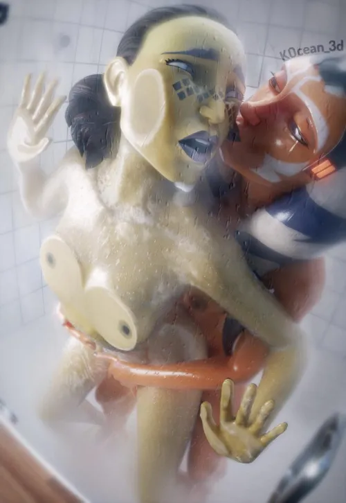 Barris and Ahsoka in the shower (KOcean_3d) Thumbnail