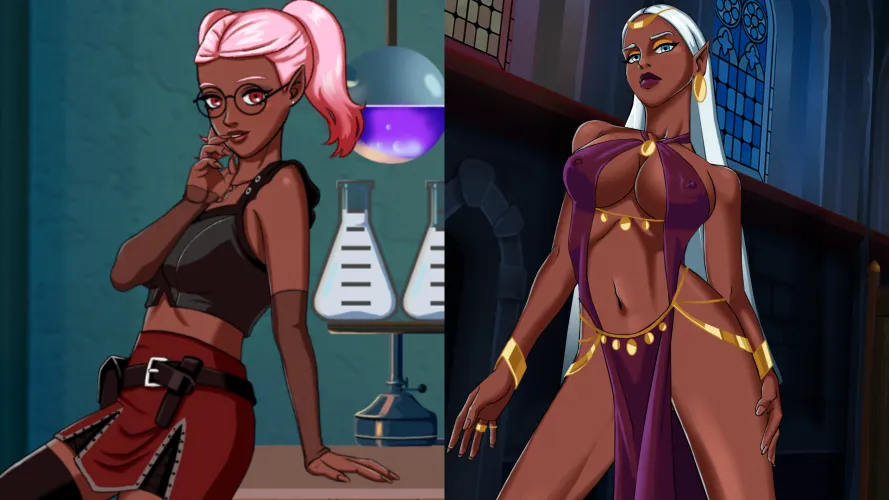 Based on design, which girl do you think is more freakier? Izelle (left), the Alchemist or Morwenna (right), the High Priestess? Thumbnail