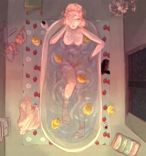 Bath time by me Thumbnail