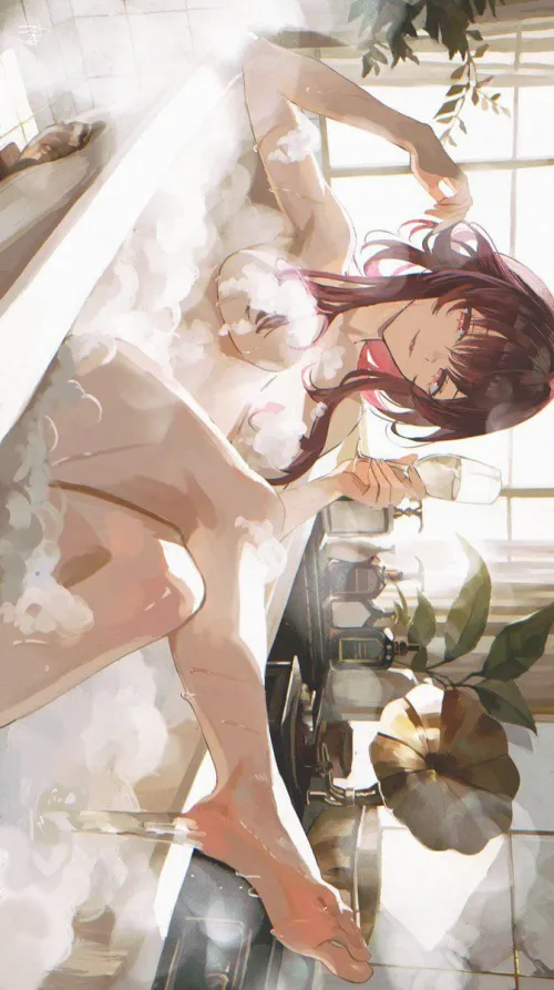 Bath Time (by nanjomaya) Thumbnail