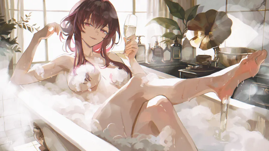 Bath Time (by nanjomaya) Thumbnail