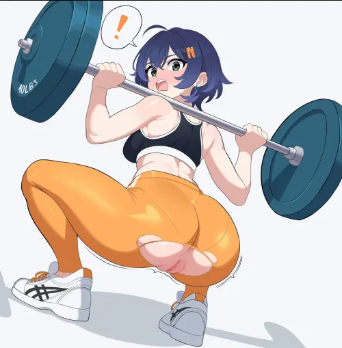 Belle's pants rip at the gym Thumbnail