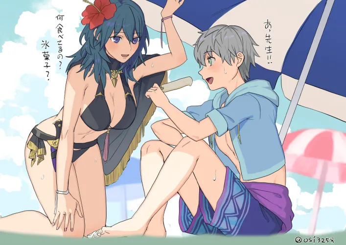 Bikini Byleth not realizing the power she has over Ashe (@osi3258) Thumbnail