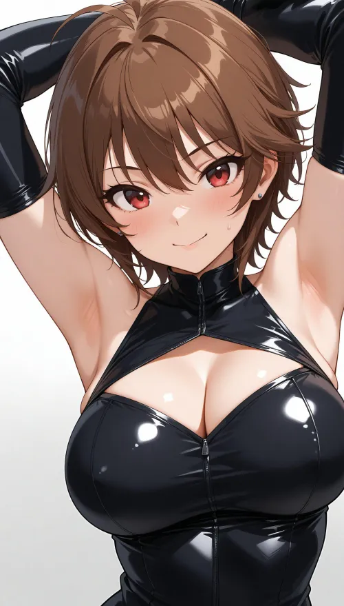 Black Bodysuit & Gloves  Thumbnail