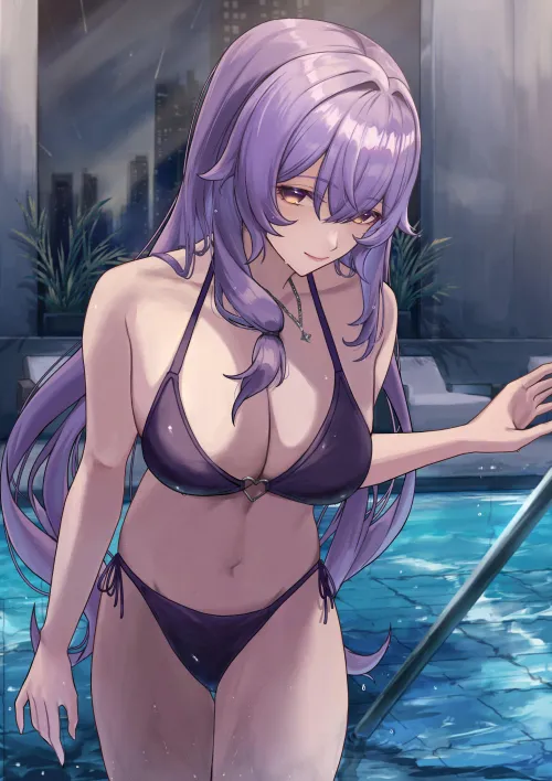 Black Swan coming out of the pool [Honkai Star Rail] Thumbnail